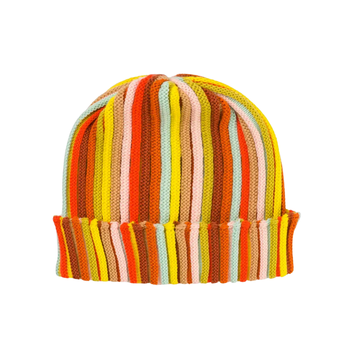 Circus Striped Knit Beanie