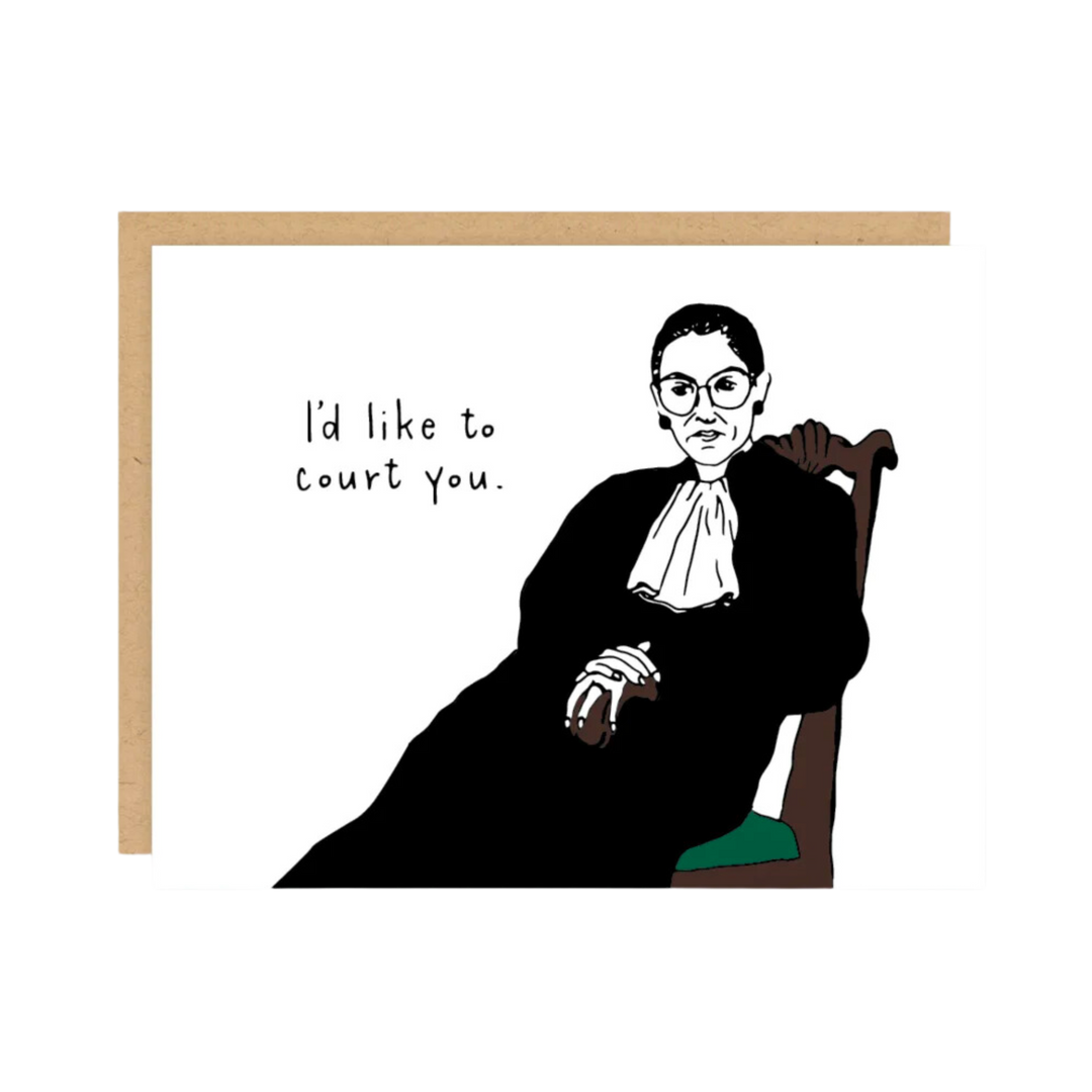 Ruth Bader Ginsburg Court You Card