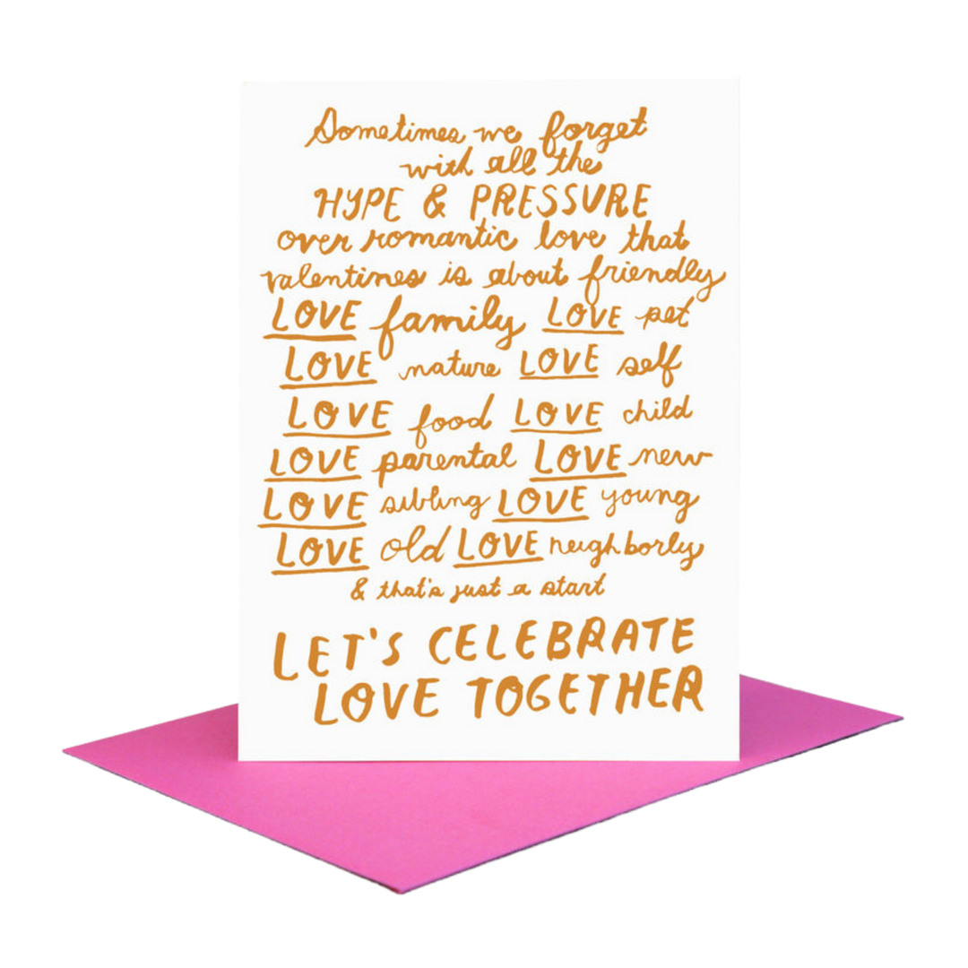 Celebrate Love Greeting Card
