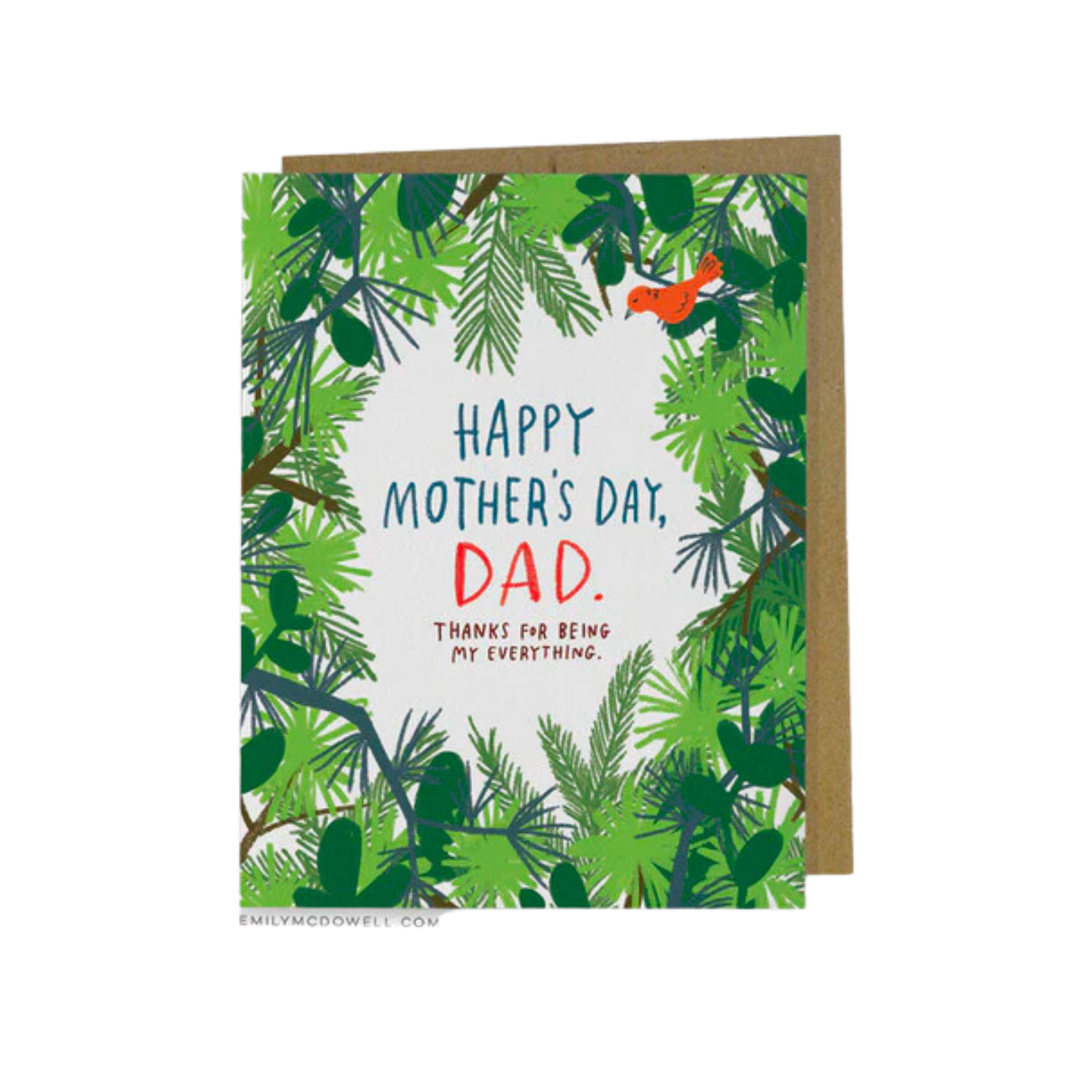 Happy Mother's Day, Dad Greeting Card