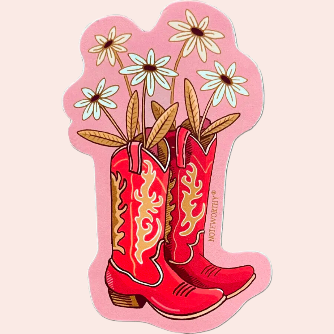 Cowboy Boots Sticker