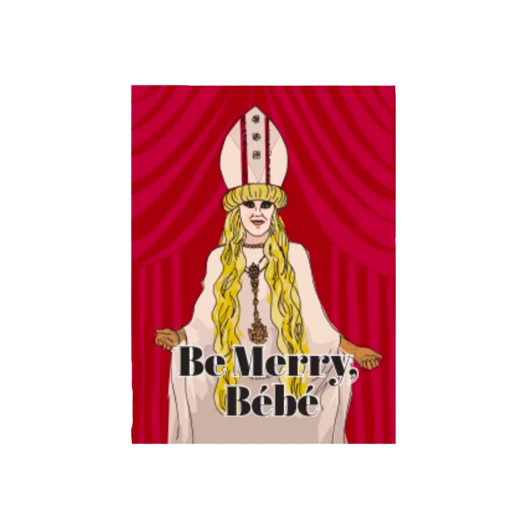 Be Merry, Bebe Holiday Card