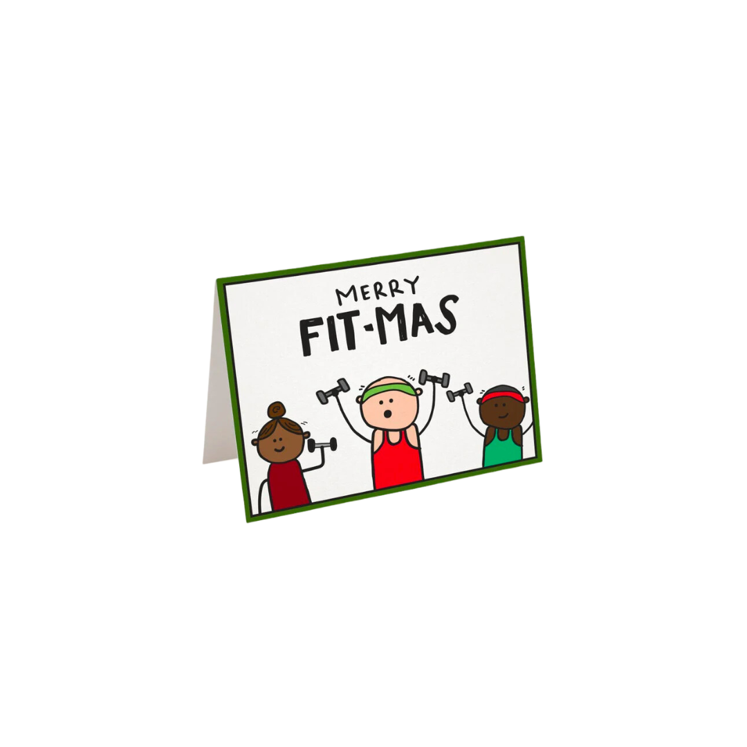 Merry Fit-mas Holiday Card