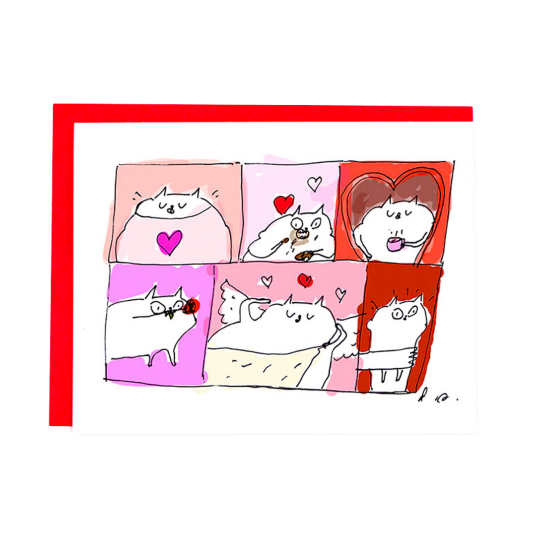 Day of Love - Cat Valentine Card