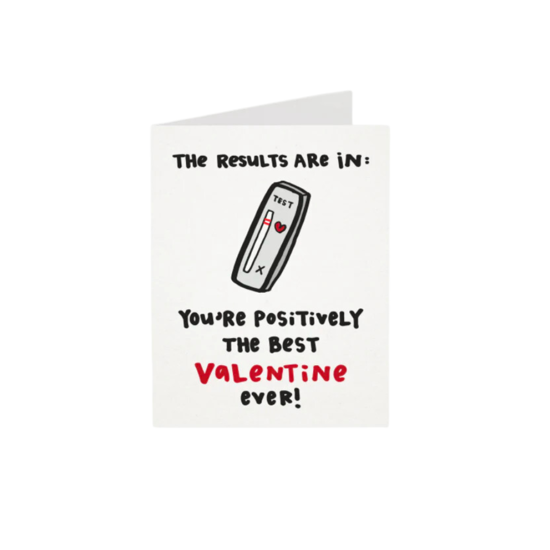 The Results are In Valentine Greeting Card