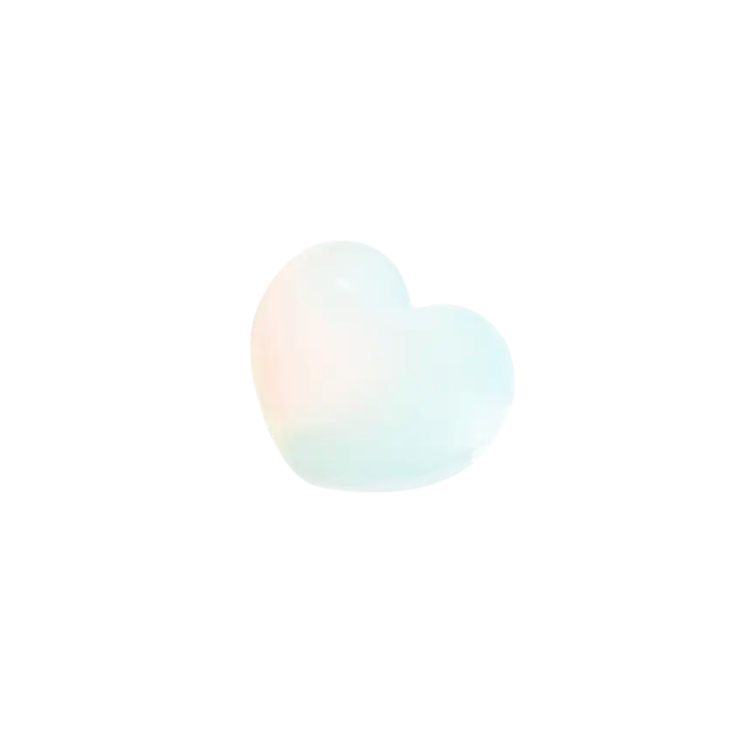 Opal Moonstone Heart