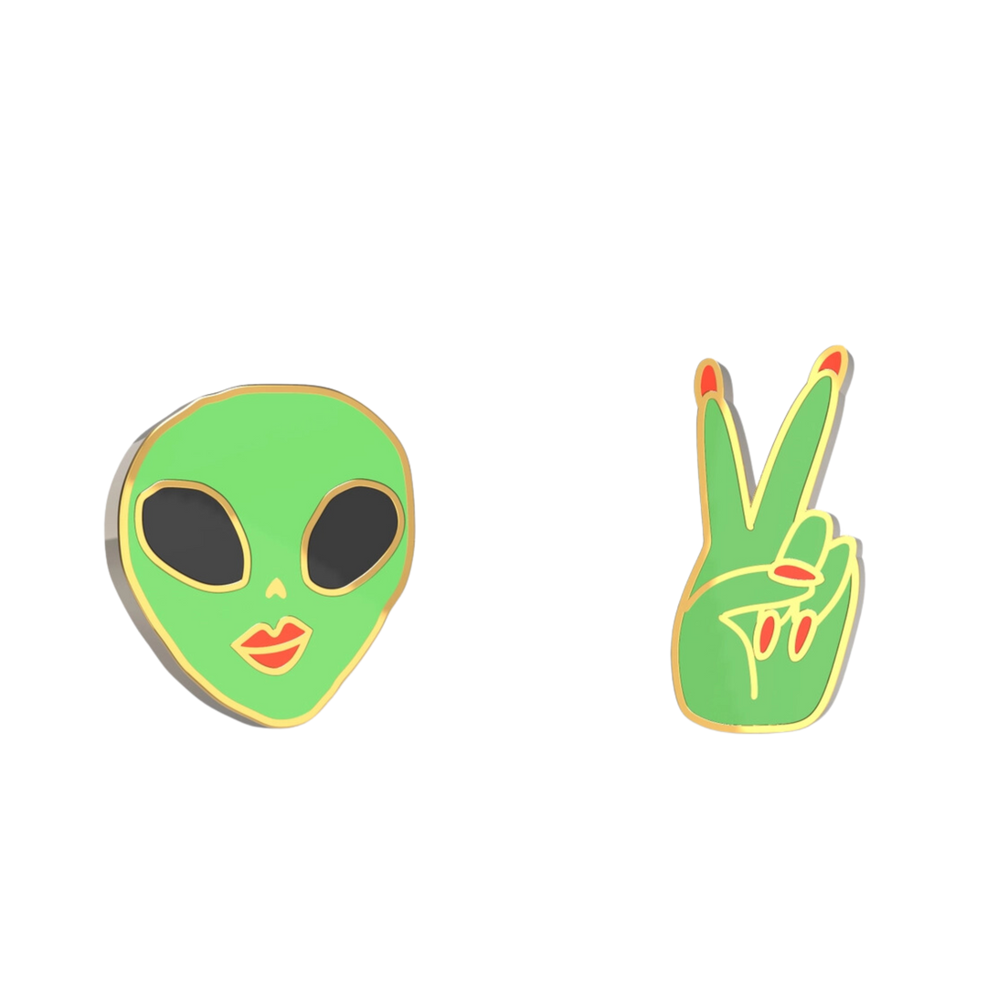 Alien Earrings