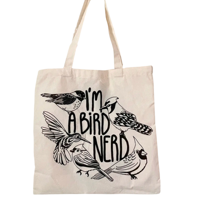 I'm A Bird Nerd 100% Organic Cotton Tote Bag