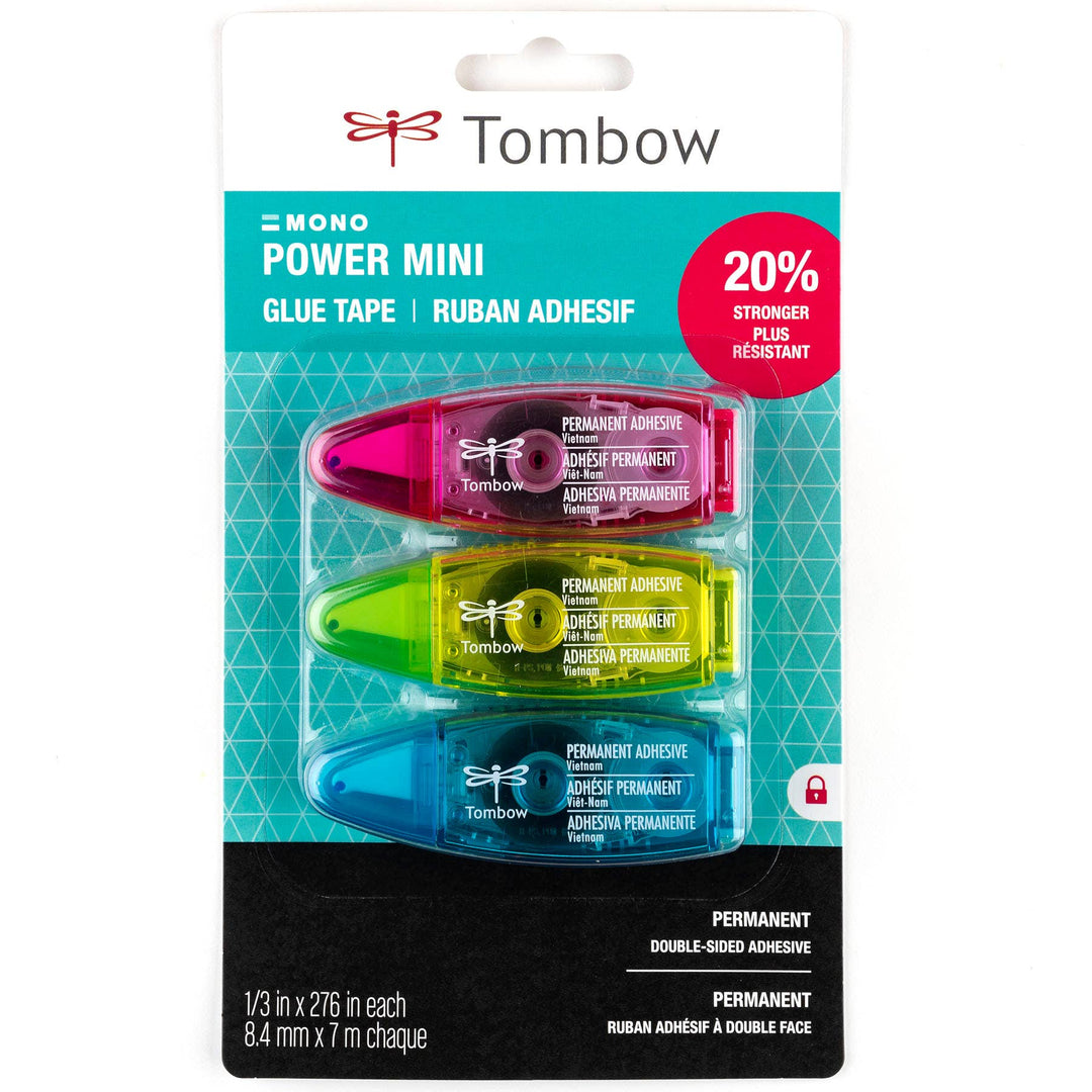 Power Mini Glue Tapes - 3-Pack