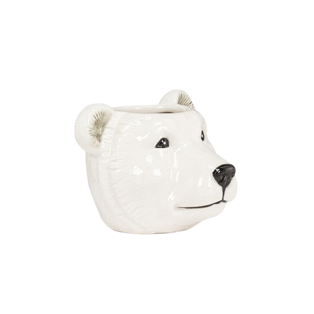 Small Polar Bear Planter