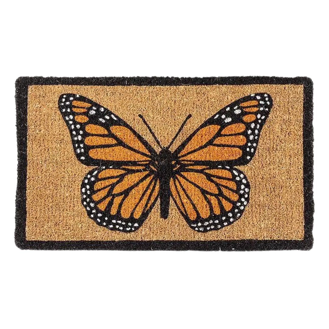 Single Monarch Butterfly Doormat
