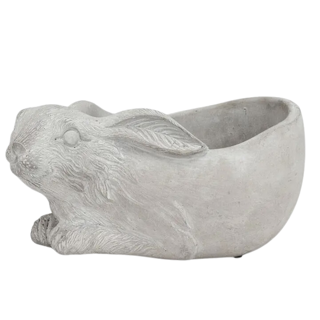 rabbit planter pot Crouching Bunny Planter – Golden Hour Gift Co