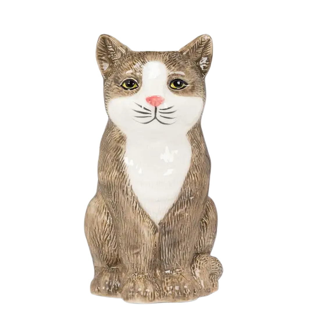 Cat Sitting Vase