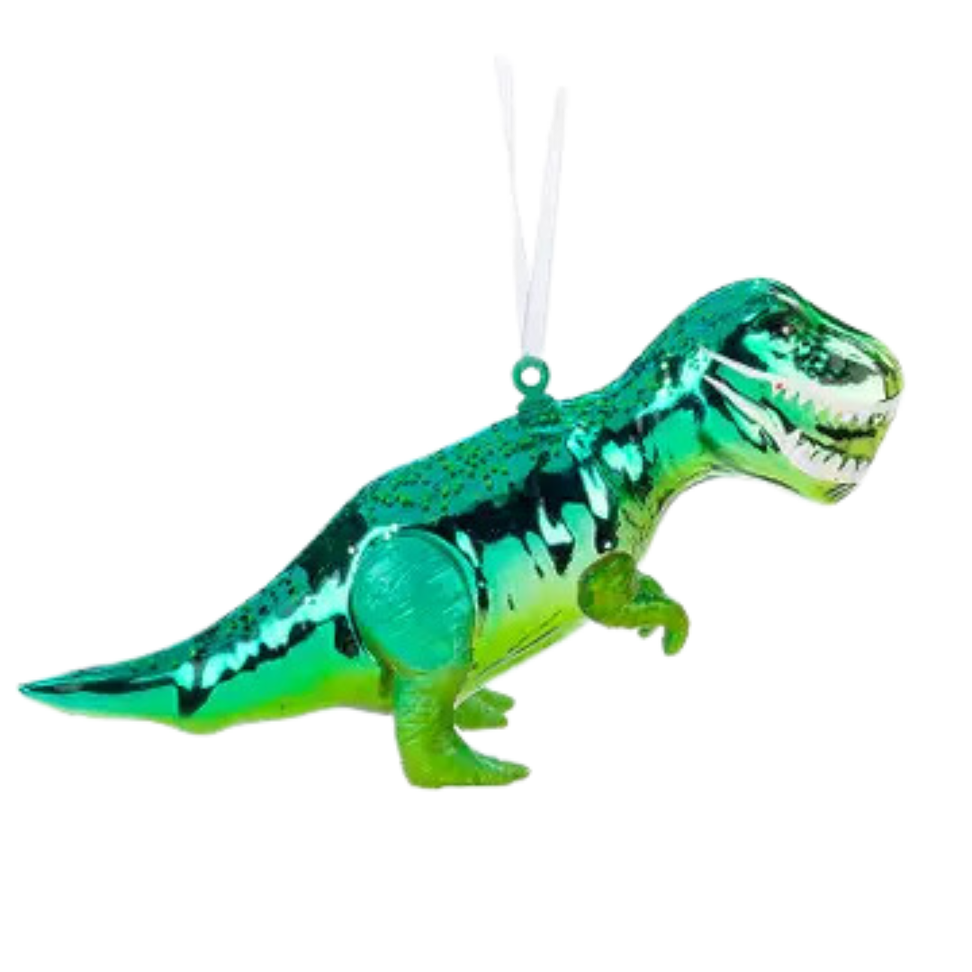 Green Dinosaur Ornament