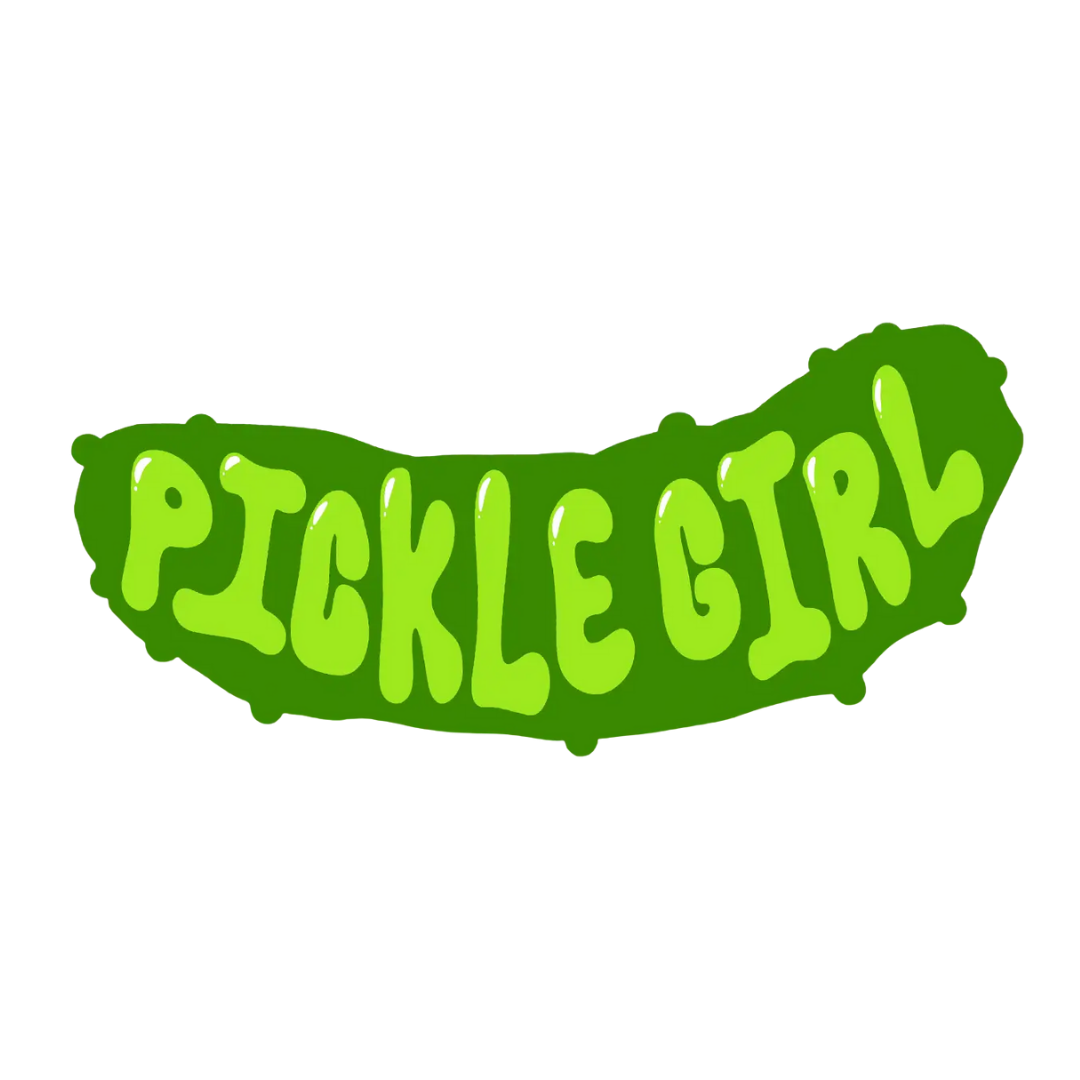 Pickle Girl Bumper Sticker