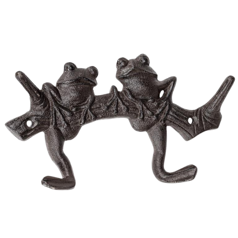 Frogs on Branch Hook