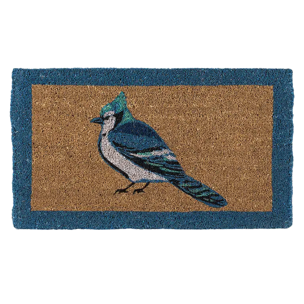 Blue Jay Doormat