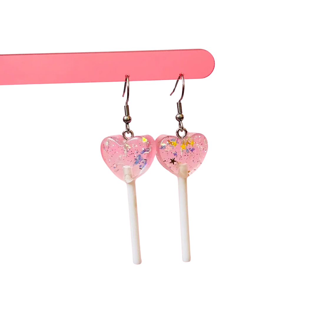 Sparkly Lollipop Earrings