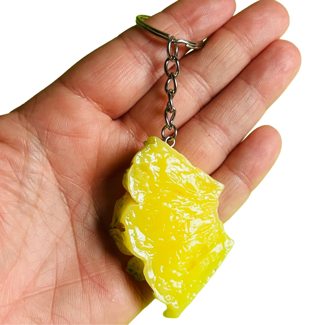 Pineapple Slice Keychain