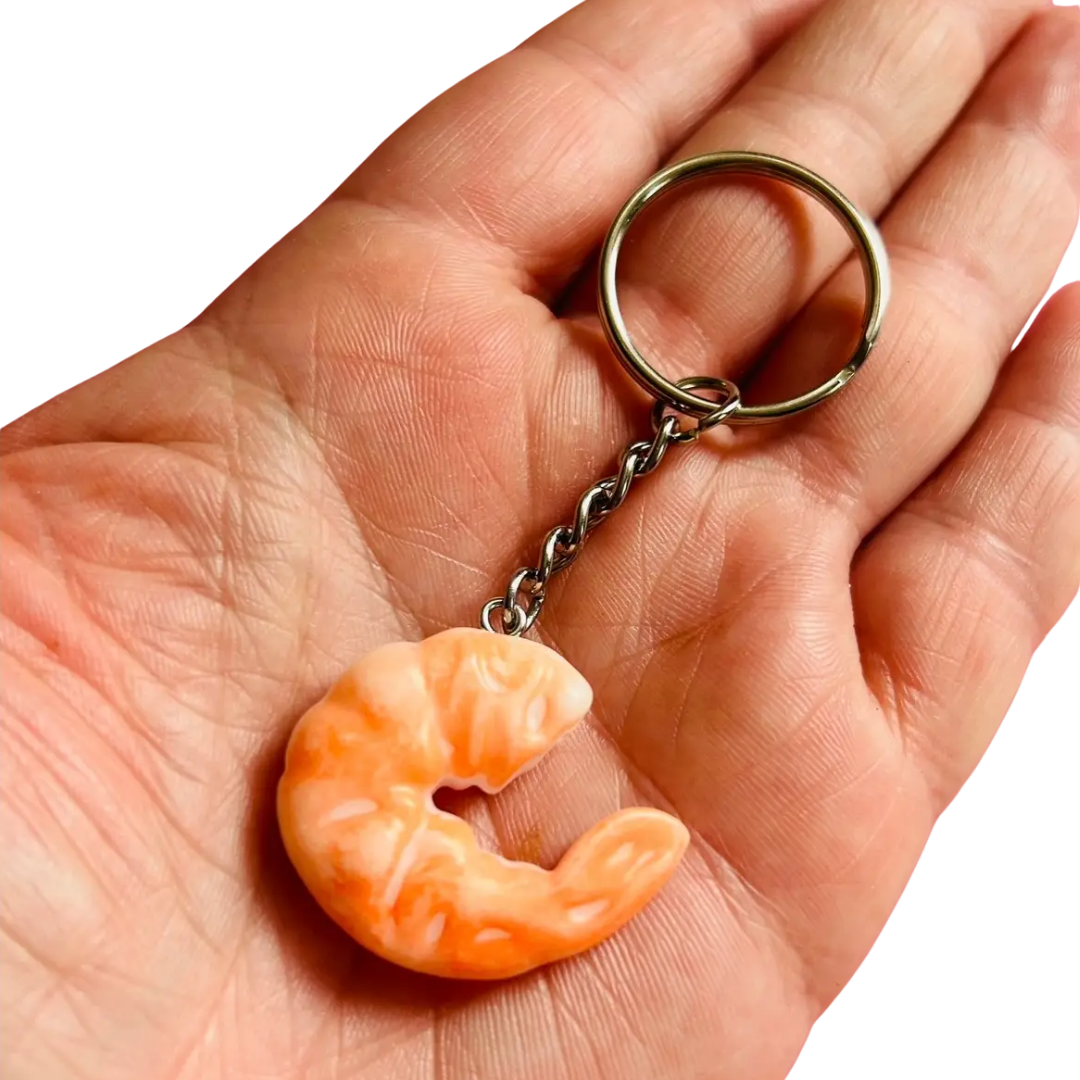Shrimp Keychain