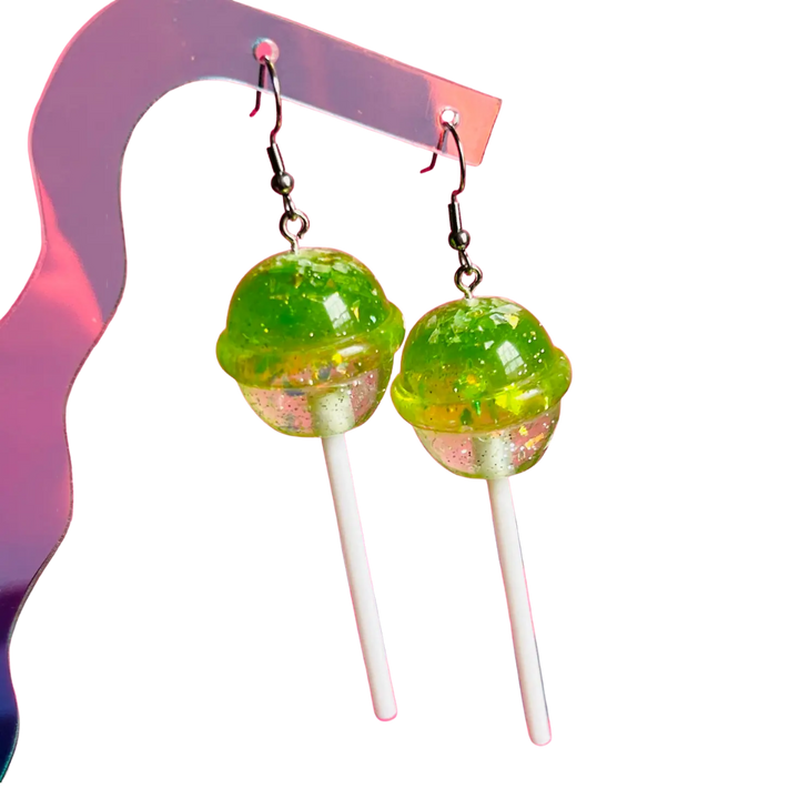 Round Lollipop Earrings