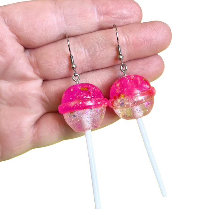 Round Lollipop Earrings