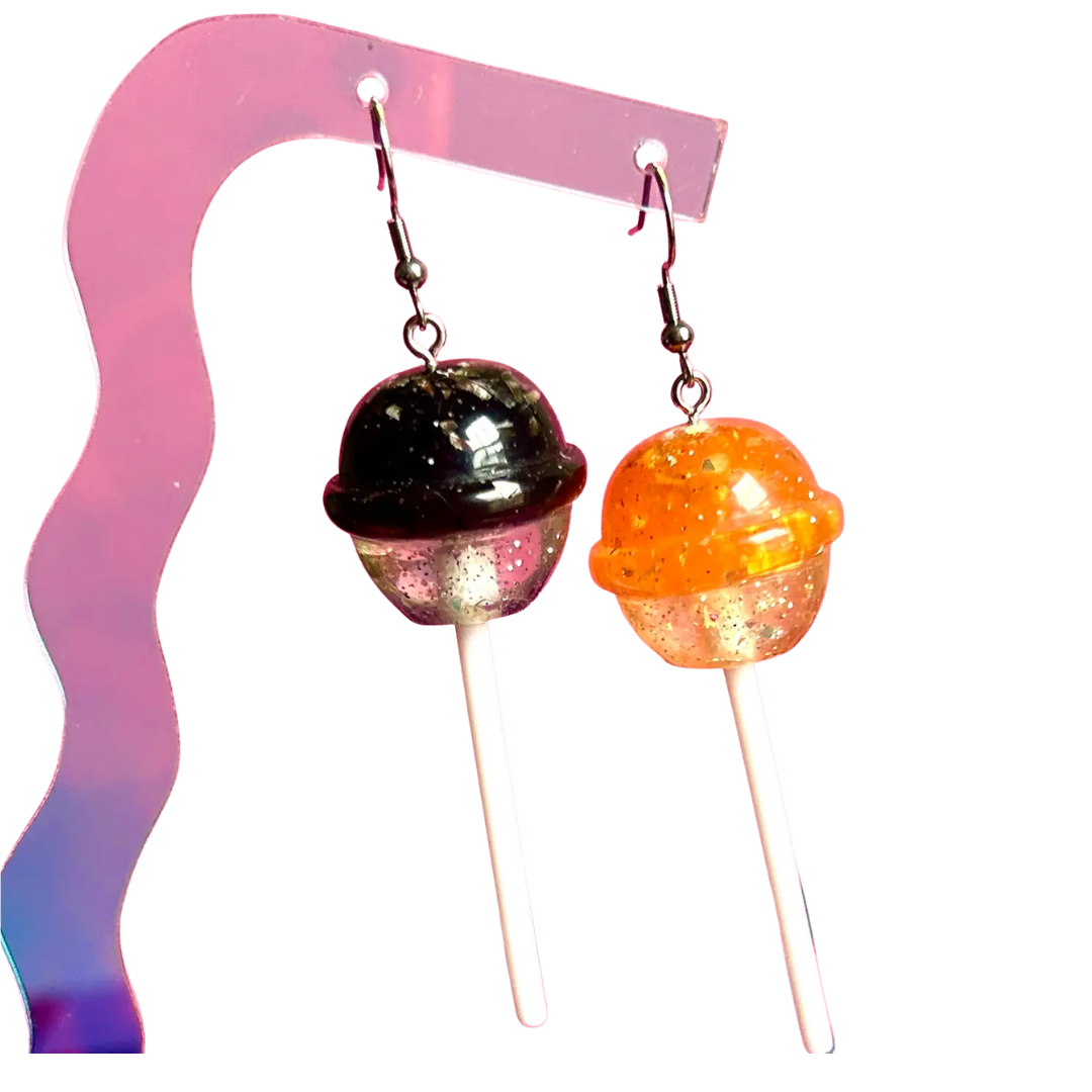 Halloween Lollipop Earrings