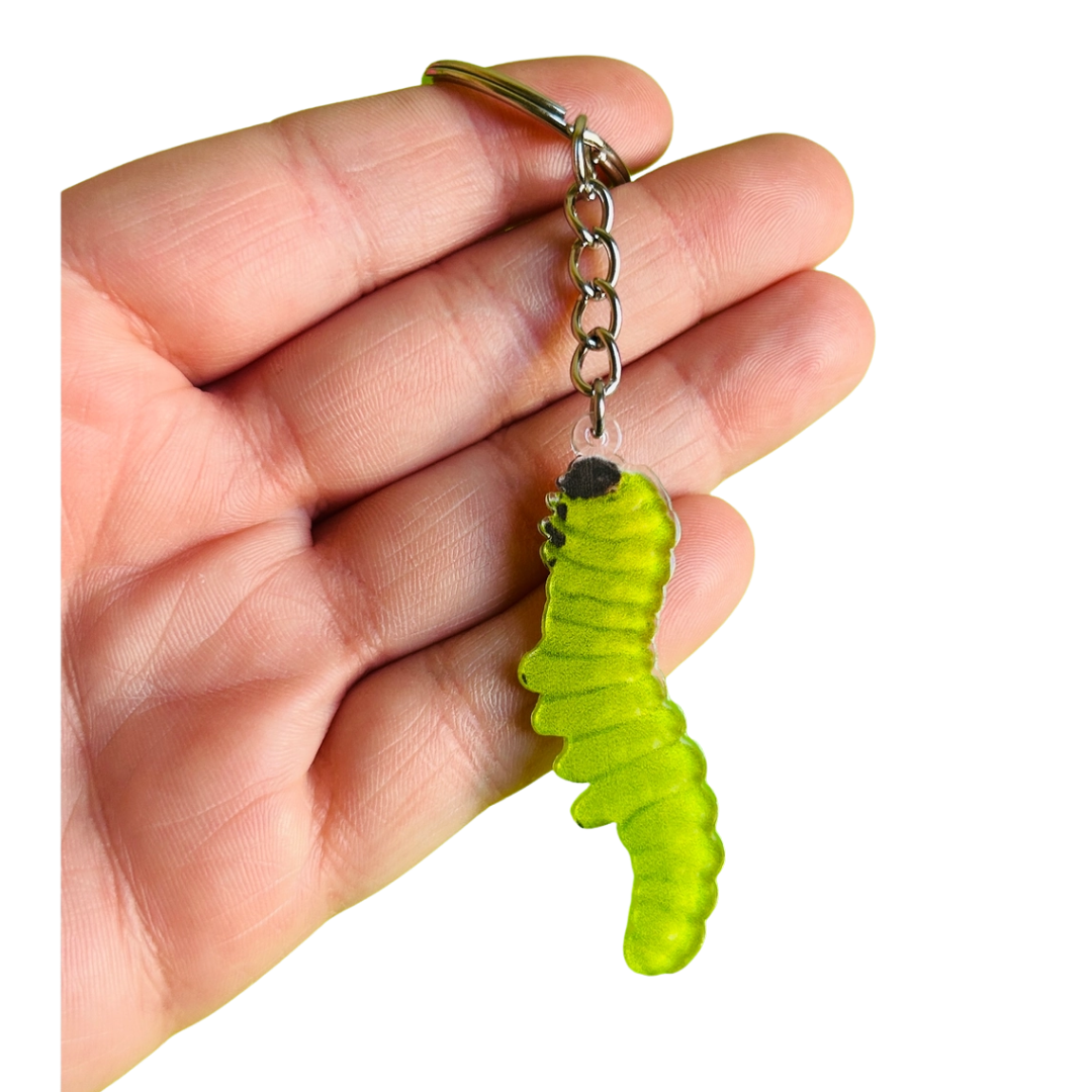 Caterpillar Keychain