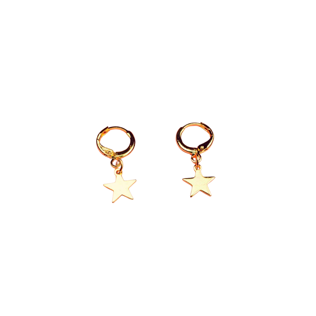 Gold Star Earrings