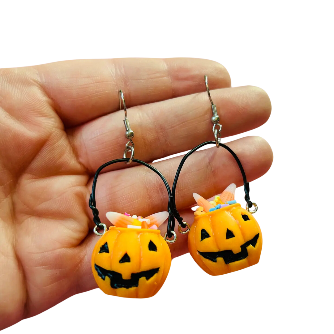 Halloween Pumpkin Earrings