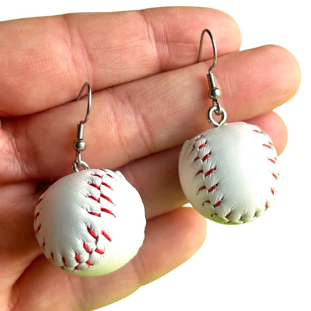 Baseball Earrings