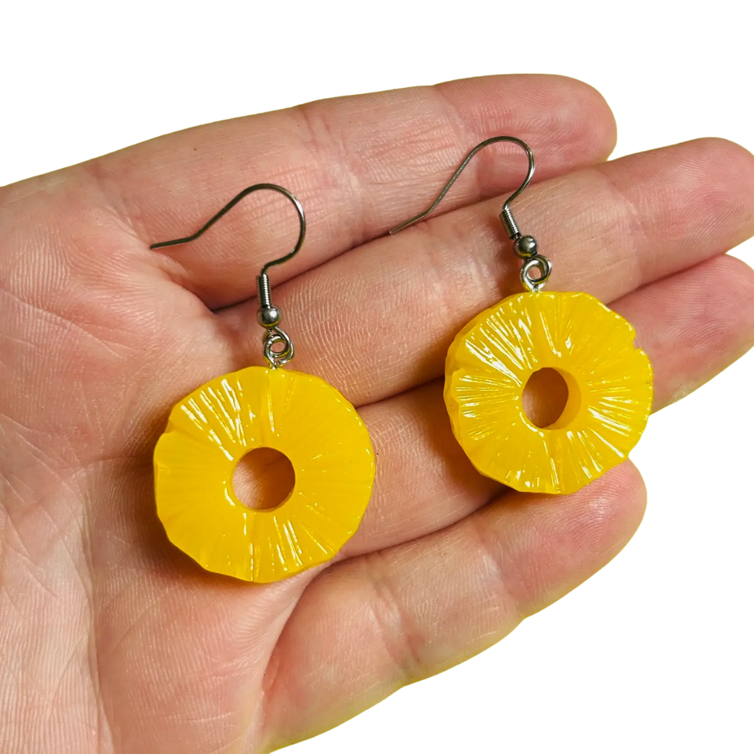 Pineapple Slice Earrings
