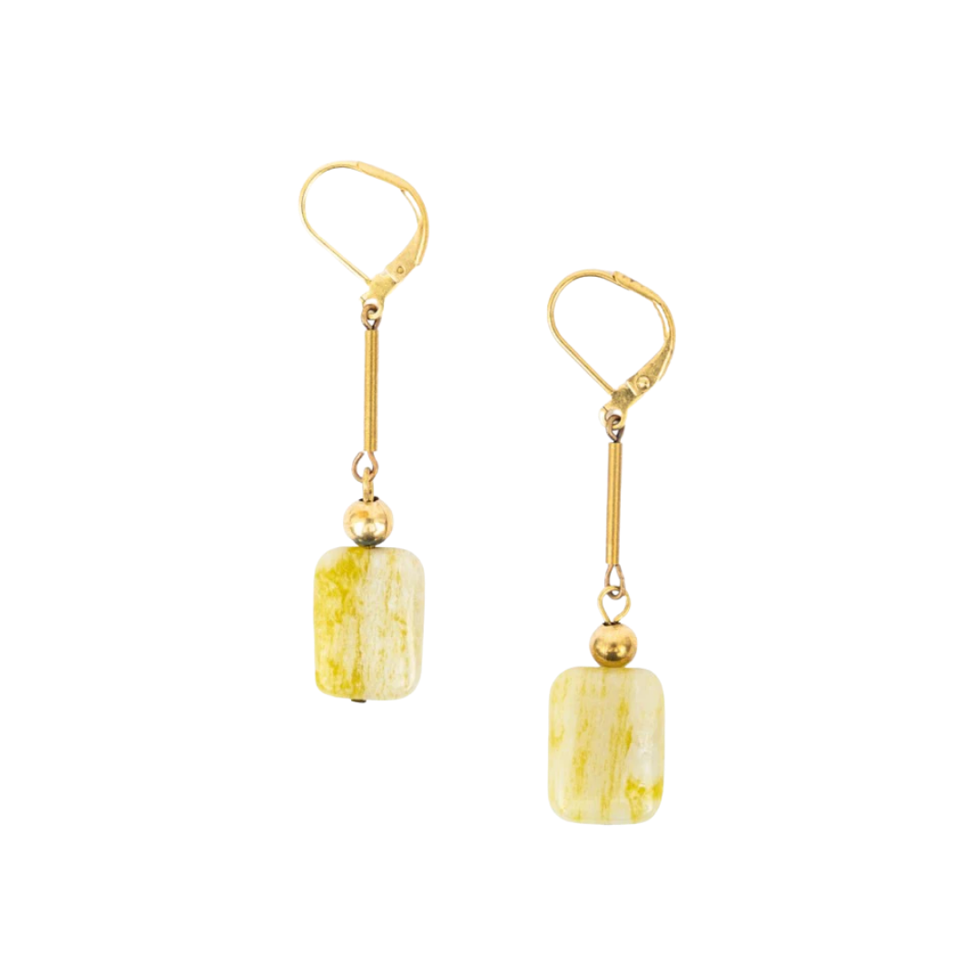 Stone Drop Earrings