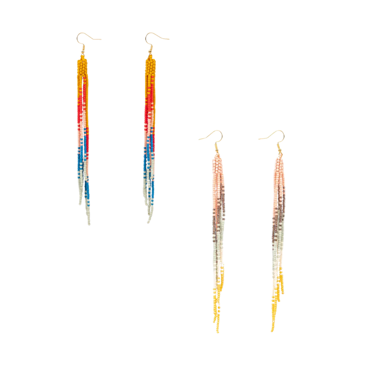 Ombre Fringe Duster Earrings