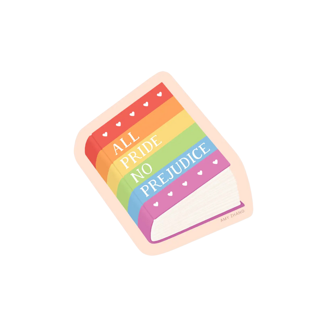 All Pride No Prejudice -Lgbtq+ Sticker