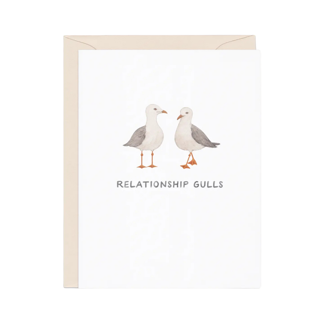 Relationship Gulls Love Card