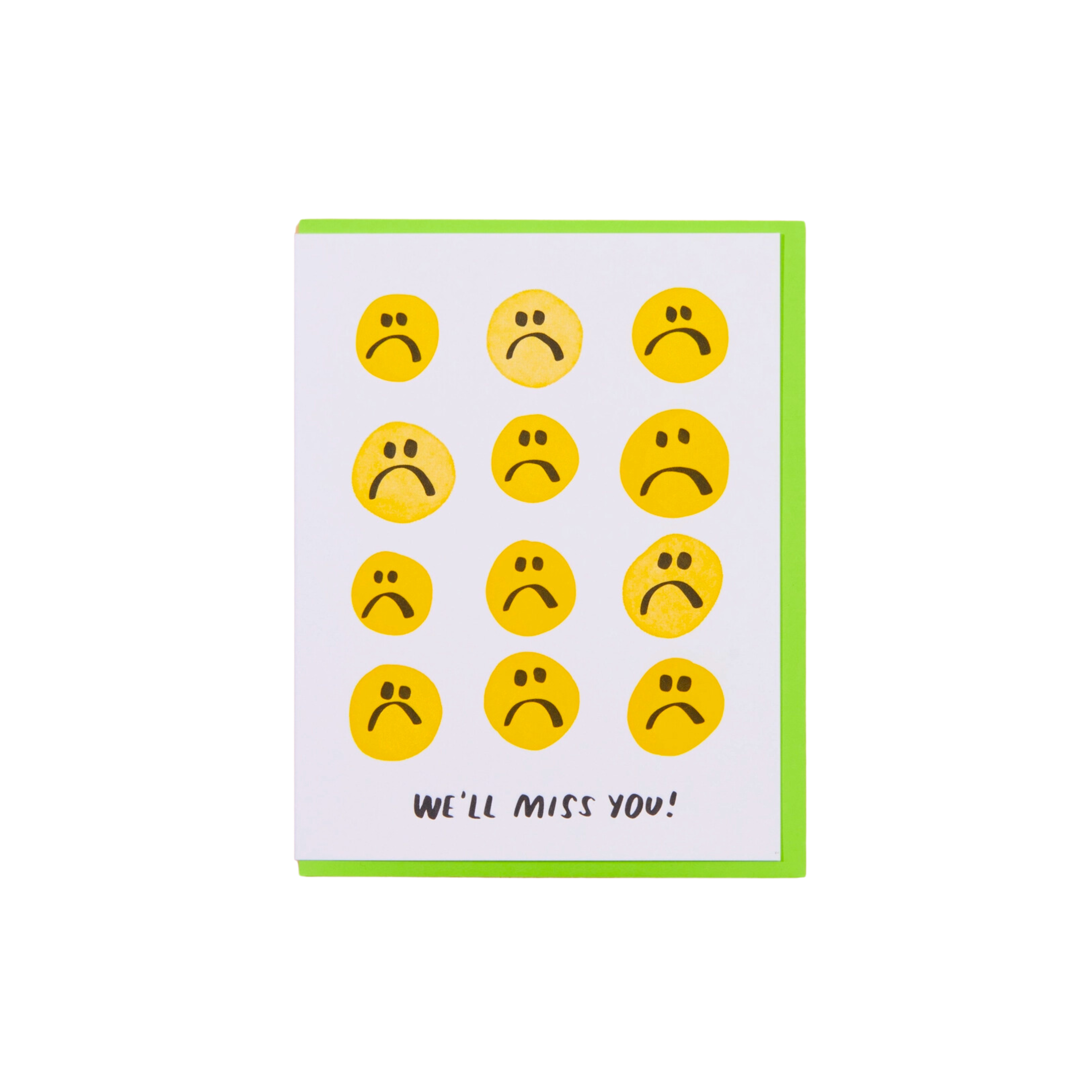 We'll Miss You Goodbye Card – Golden Hour Gift Co