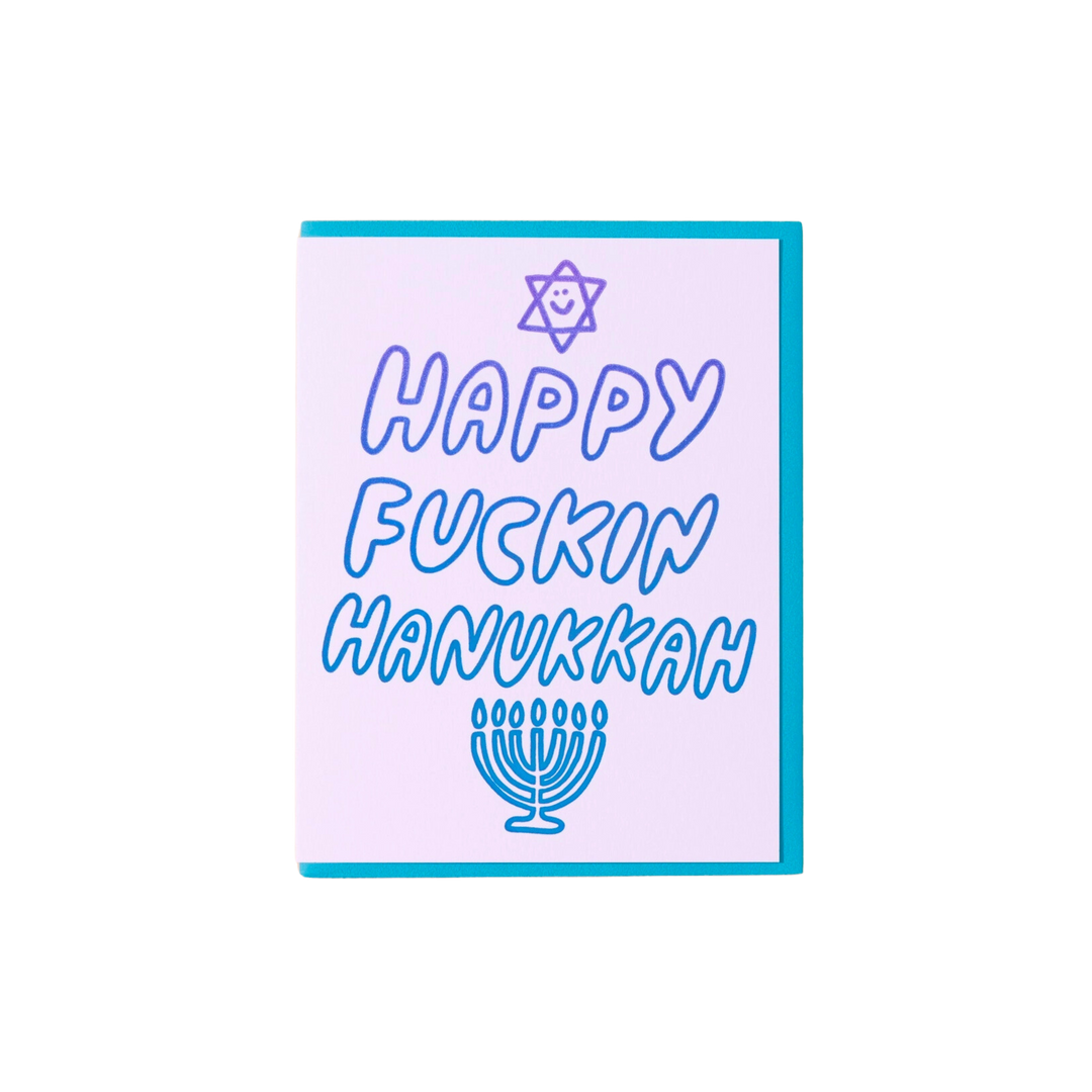 Happy Fuckin' Hanukkah Card