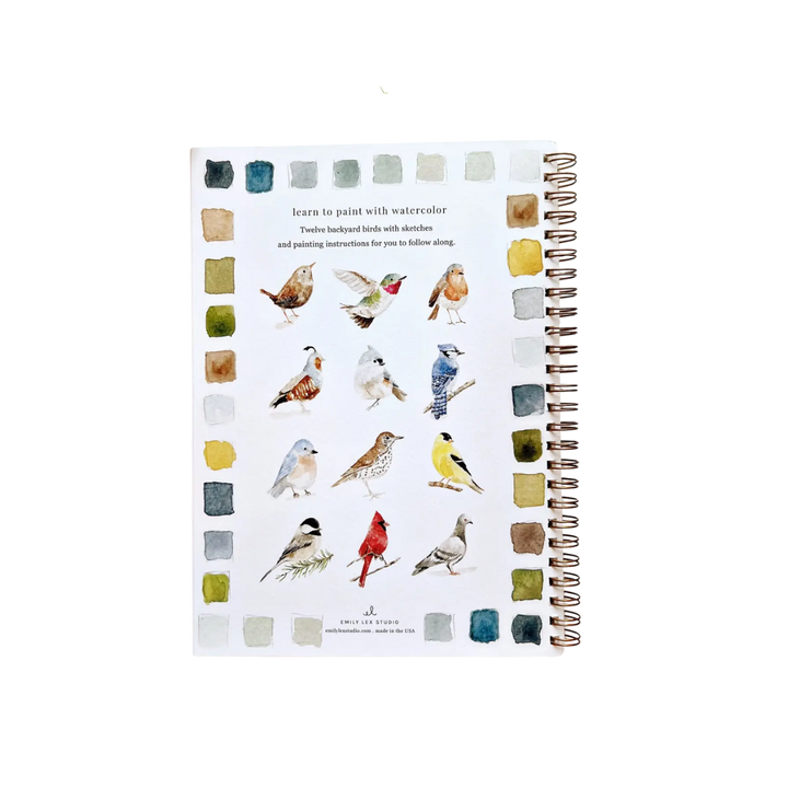 Birds Watercolor Workbook