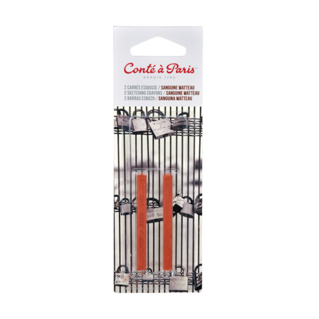 Conté Sketching Crayons - Sanguine Watteau (2 Pack)