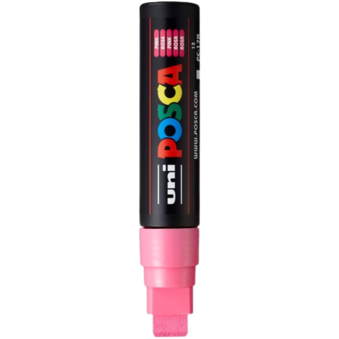 POSCA PC-17K Acrylic Paint Marker – Extra-Broad Chisel Tip - Pink