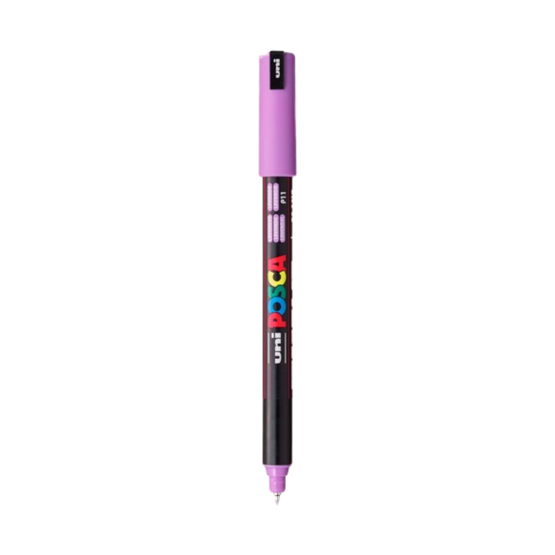 POSCA PC-1MR Acrylic Paint Marker – Extra-Fine Metal Tip Lavender