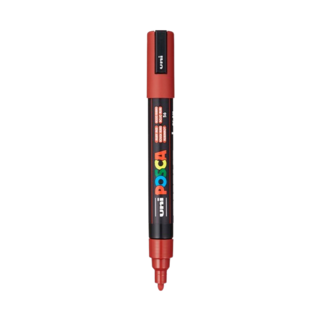 Posca PC-5M Paint Marker Medium Bullet Tip - Ruby Red