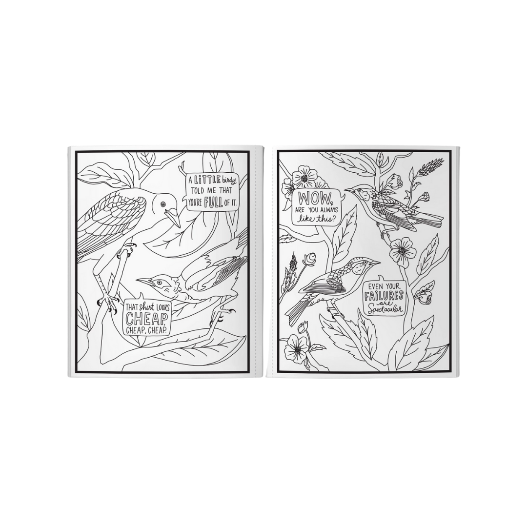 Brass Monkey Salty Birds Coloring Book