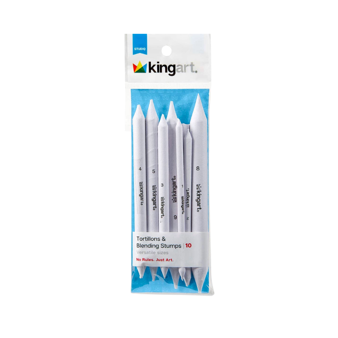 KINGART Blending Stumps & Tortillons