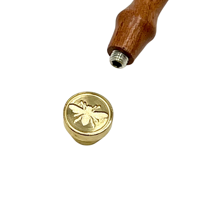 Brass Wax Seal Dies — 6 Popular Symbols (No Handle)