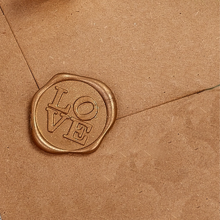 Brass Wax Seal Dies — 6 Popular Symbols (No Handle)