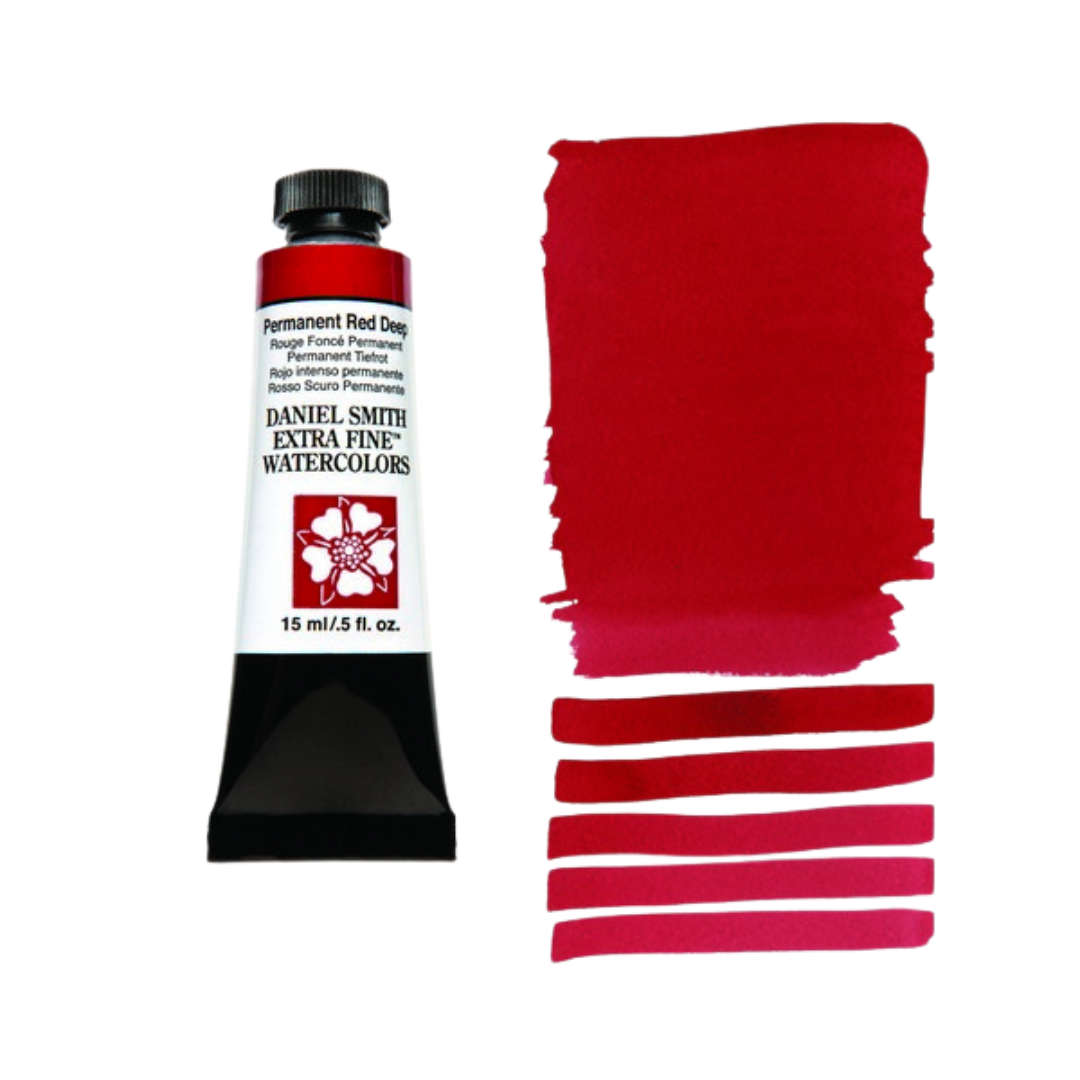 Daniel Smith Extra Fine Watercolor — Permanent Red Deep (15 ml)