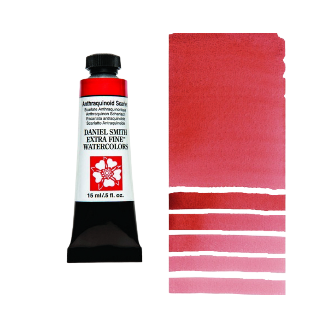 Daniel Smith Extra Fine Watercolor — Anthraquinoid Scarlet (15ml)