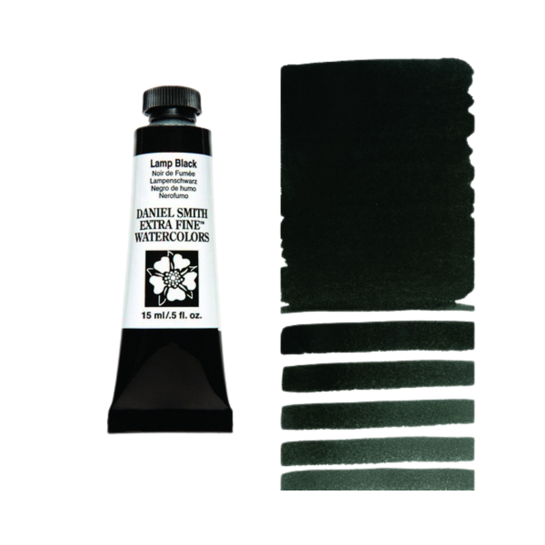 Daniel Smith Extra Fine Watercolor — Lamp Black